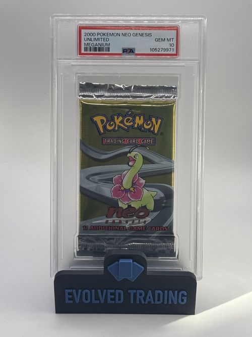 PSA 10 Neo Genesis 2000 Booster Pack Meganium