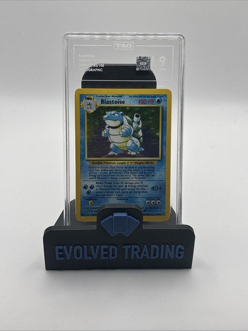 Tag 9 Base Set Blastoise Holo 2/102