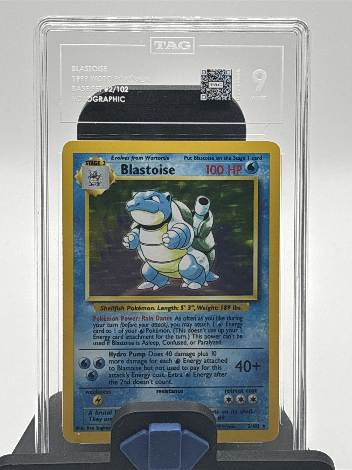 Tag 9 Base Set Blastoise Holo 2/102 – Photo 2
