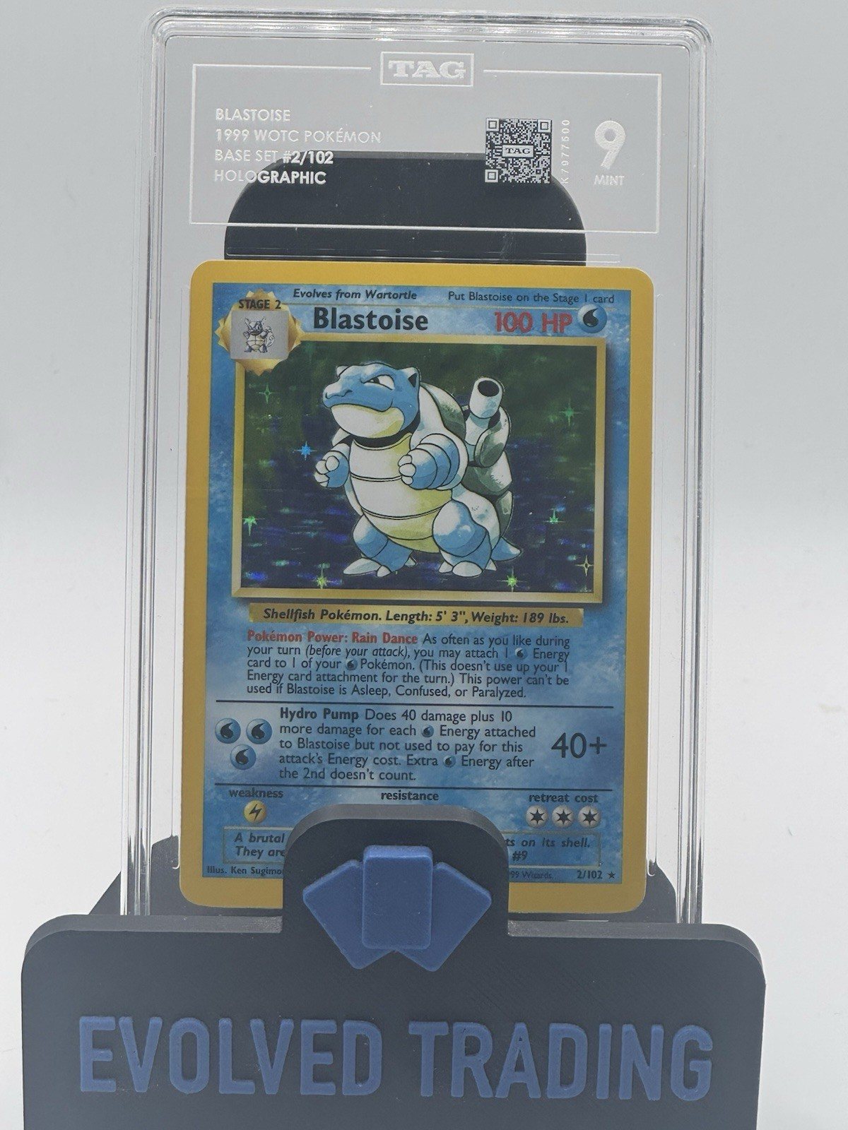 TAG 9 Blastoise Base Set 2/102 – Photo 2