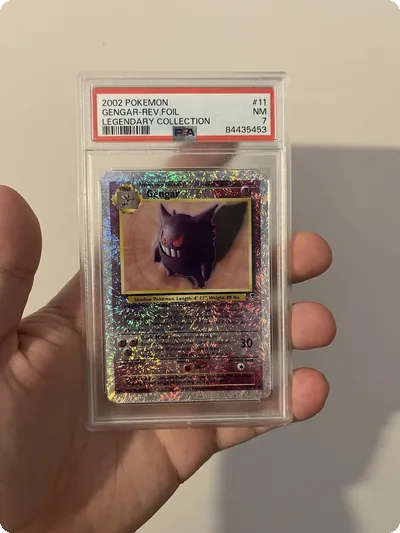 PSA 7 legendary Collection Reverse Foil Gengar 11/110