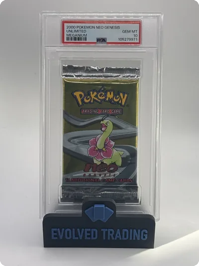 PSA 10 Neo Genesis 2000 Booster Pack Meganium